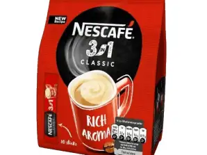 Nescafe 3in1 tukkumyynti erilaisia makuja, lastataan Bulgariassa