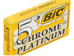 BIC RAZOR BLADES CHROME PLATINUM x5