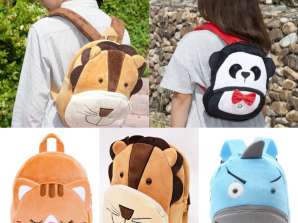 Set of Children's Animal Backpacks - Bag Wholesaler