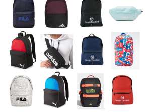 Bag / backpack ADIDAS, PUMA, REEBOK, SERGIO TACCHINI ... 100 pieces