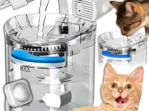 Bebedouro automático Fonte de água para tigela de gato cão Bebedouro MOTION SENSOR WF100
