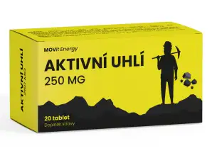 MOVit aktiivsüsi 250 mg 20 tabletti