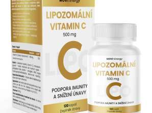 MOVit Vitamina C lipossómica 500 mg 120 cps.