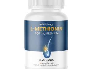 MOVit Metionine PREMIUM 500 mg 90 vegánske kapsuly