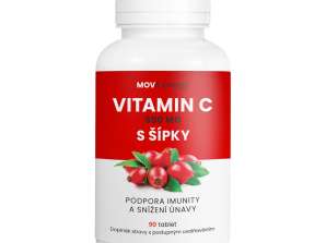 MOVit Vitamine C 500 mg met rozenbottels 90 tabletten.