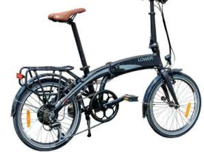 Долен маготански сгъваем електрически велосипед 25km / h 250W обхват 50km батерия 7.8Ah