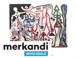Vente aux enchères : Lot de tirages d’art (10 pièces), sur papier épais (A.R. Penck) - (Ten X Den X Zen 1) - (d’après l’original de 1983)