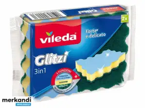 VILEDA ÉPONGE GLITZI 3EN1 PCS2