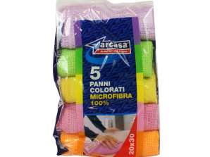 ARCASA MICROFIB CLOTHS.20X30 P5