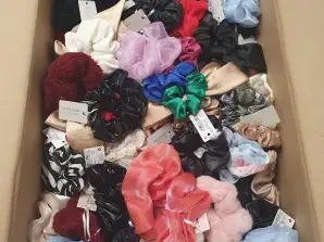 Scrunchies Wholesale  from UK Ex-chainstores - 500 Mixed Styles