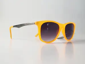 Vier neon kleuren assortiment Kost zonnebril met metalen pootjes S9409