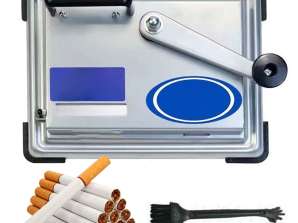 Máquina de pistão manual de aço para enchimento de cigarros de tabaco Máquina de enrolar PAP-MA