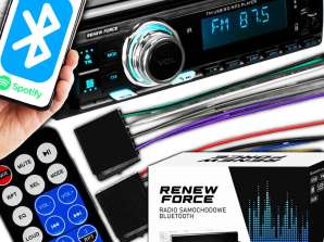 1-DIN RDS Bluetooth USB AUX Radio auto Telecomandă PANOU DETASABIL Calitate DA002