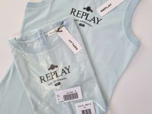 020072 women's sports dress by Replay. Composition: 95% cotton, 5% elastane