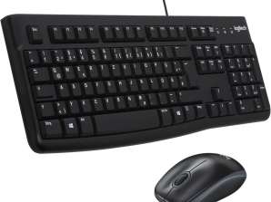 Nordic Keyboard Mus Logitech Desktop MK120 PAN USB PAN NORDIC