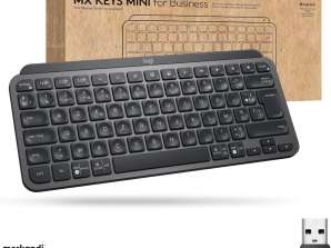 Logitech MX Keys Mini per le aziende Tastiera con bullone GRAPHITE FRA AZERTY