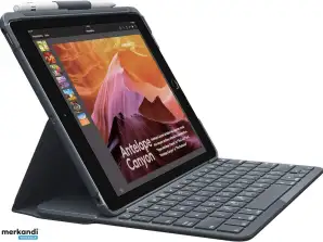 Logitech Spaans toetsenbord SLIM FOLIO BT-toetsenbord voor iPad 5e generatie ESP