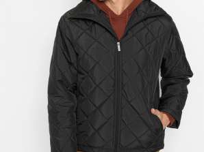 Jachetă de toamnă pentru bărbați,Jachetă de iarnă,Jachetă matlasată Black by Bonprix