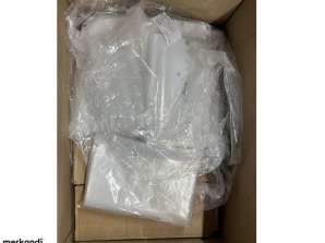 50 paket 100 düz torba LDPE şeffaf 250x300mm, toptan ürünler kalan stok paletlerini satın alır