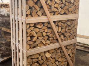 Březové palivové dřevo prvotřídní kvality v pevných krabicích 25 cm - objem 1,8 RM, nízký obsah vlhkosti