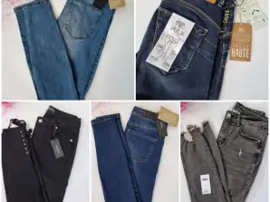 020051 MIX women's jeans. Invite your customers to buy a pair of jeans from MAC, KangaROOS, Vivance...