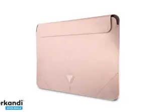 Guess 14 Inch Laptop & Tablet Sleeve - PU Saffiano - Pink