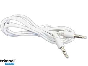 AK293B AUDIO KLINKENKABEL 3,5 MM 1,2 M WEISS