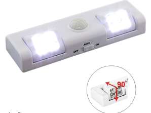 ZD26A LAMPE 8 LED BEVEGELSESSENSOR HVIT