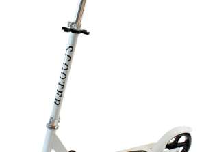 AG223D ALU. WHITE SPORTS SCOOTER