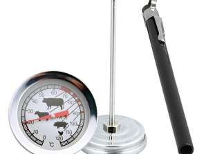AG254J THERMOMETER FOR GRILL SMOKEHOUSE CLIP