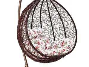 AG390C HANGING ARMCHAIR COCOON BROWN