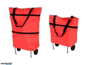 AG392A FOLDING BAG ON WHEELS RED