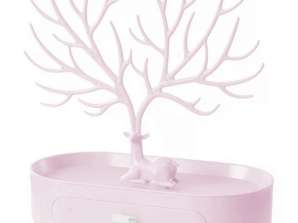 AG804B PINK DEER JEWELRY STAND