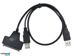 AK296 KABEL SSD HDD-ADAPTER SATA-USB 2.0
