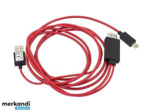 HD37 ADAPTERIS MHL - MICRO USB, USB, HDMI