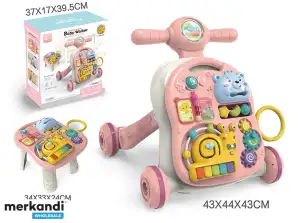 Pädagogischer Kinder-Rollator mit Musik in zwei Farbtönen sm463160