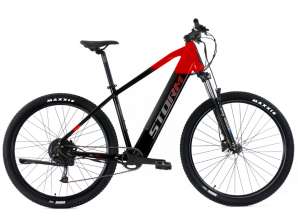 Sortie vélos électriques STORM TAURUS 2.0 noir-rouge cadre 17
