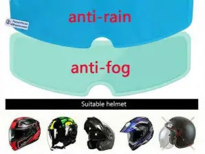 ClearViz Conjunto de 2 autocolantes anti-nevoeiro e anti-chuva para capacetes