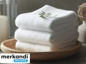 Guest Bath Towel 100%COTTON - 30x50cm - 450GSM - 68g