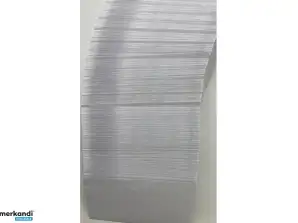 40 1000 pacotes de envelopes DIN longo 110x220mm material de escritório branco, paletes restantes estoque por atacado