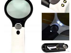 Magnifying glass for reading 3 x LED XJ4702