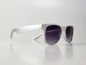 Metallic-Silber TopTen Wayfarer Sonnenbrille SRP030WFSILVER