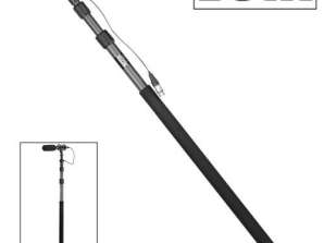 BOYA Holder  Universal Carbon fiber boom pole with XLR cable  2.5M  Bl