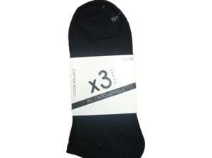 Men's socks, black, sizes 40-46