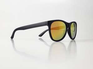 Schwarze TopTen Sonnenbrille mit verspiegelten Gläsern SG14036BLK