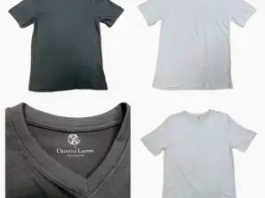 Moške majice Christian Lacroix mešajo barve in velikosti V-izrez