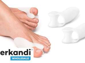 PROTECTORS FOR HALLUX VALGUS AND SECOND HAMMER TOE MADE OF SILICONE