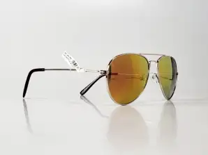 Золотые солнцезащитные очки-авиаторы TopTen с зеркальными линзами SG14019UGOLD
