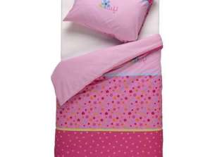 Lief! estilo de vida rosa capas de edredom reversível para meninas 140x220cm