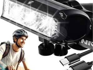 Velosipēda priekšējais apgaismojums Halogēna LED gaismas velosipēdu apgaismojums